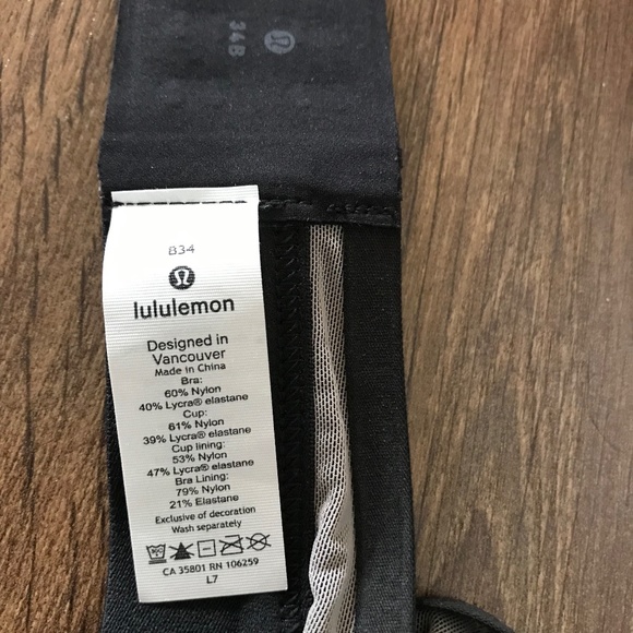 Lululemon Racer Back Bra - Picture 3 of 3